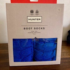 Hunter Original 6 Stich Cable Knit TALL Boot Socks